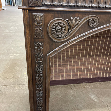 Carved Wooden Surround Mantel