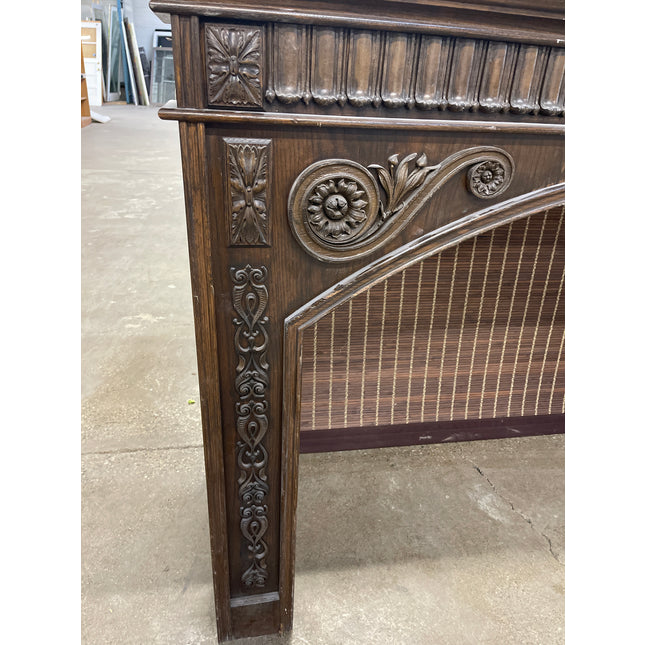 Carved Wooden Surround Mantel
