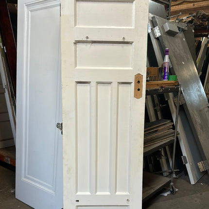 26x79 6 Panel White Wood Door