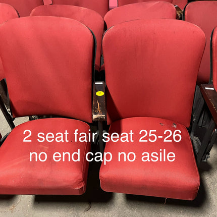 Music Box TWO SEAT set in FAIR Condition, No Aisle End Cap