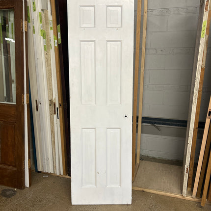 Painted six panel interior door