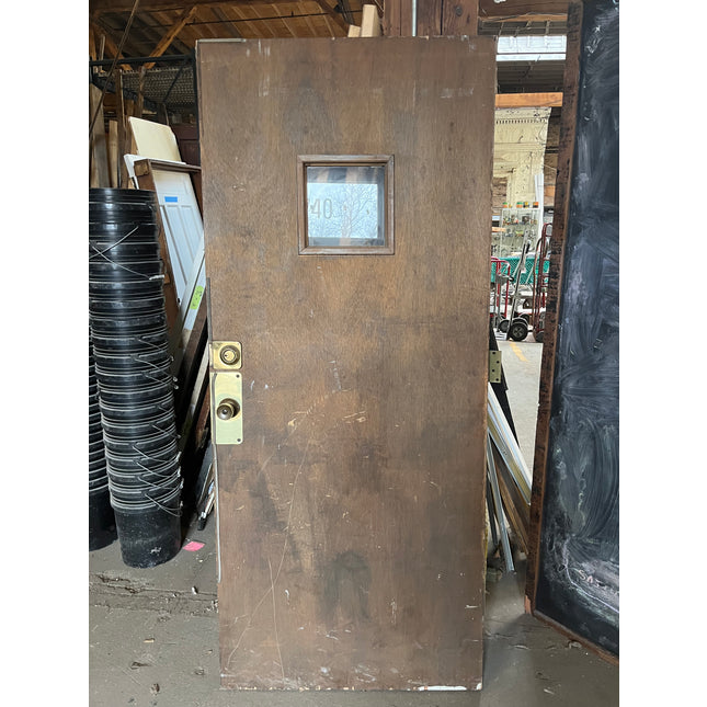 34 x 79 3/4 in. Solid Wooden Door