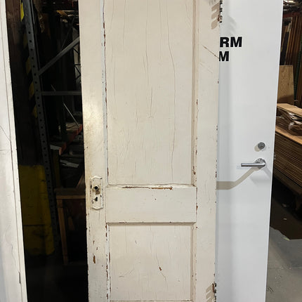 28 x 79 1/2  in. Painted Wooden Door