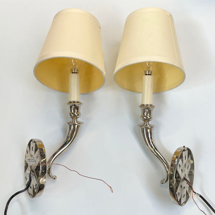 Pair of Silver Sconces