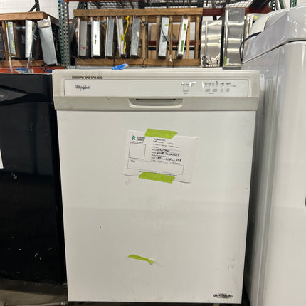 24” White Front Whirlpool Dishwasher