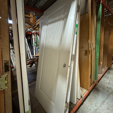 35 3/4 x 83 White 1 Panel Door