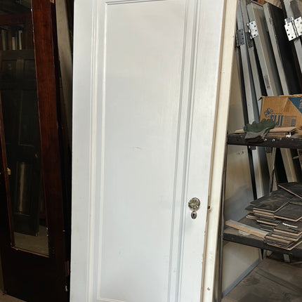 30x80 Single Panel White Interior Door