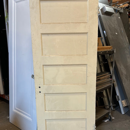 30x74.5 5 Panel Ivory Door