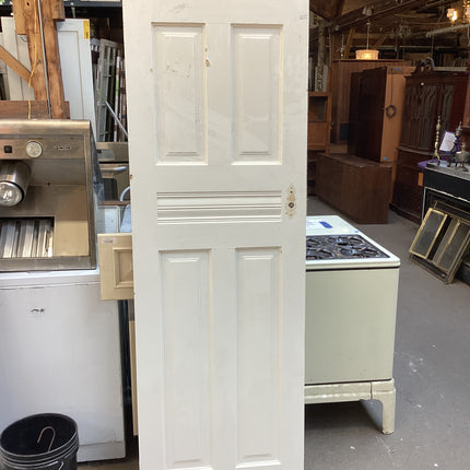 27 3/4 x 82 1/2 Painted Doornwith Mirror