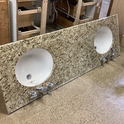 Double vanity top