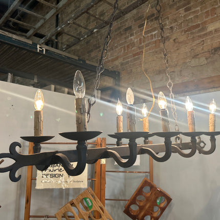 Medieval Dinner Time Hanging 10-Light Fixture