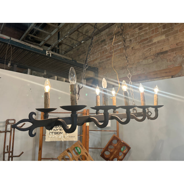 Medieval Dinner Time Hanging 10-Light Fixture