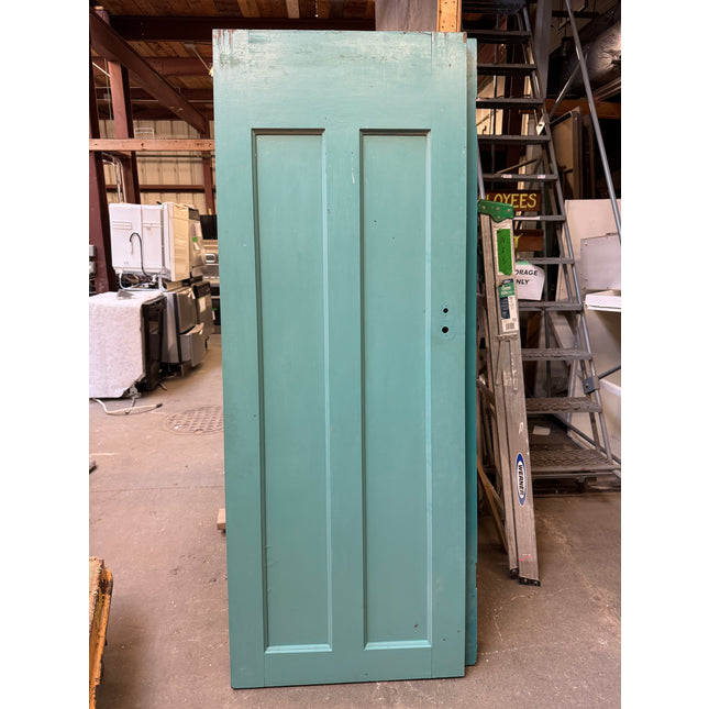 Painted Two Panel Door 79 5/8 x 30