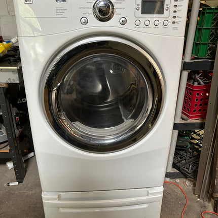LG Tromm Electric Dryer W/Storage Bin