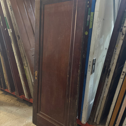 78 7/8in x 31 1/2in 1 Panel Stained Door