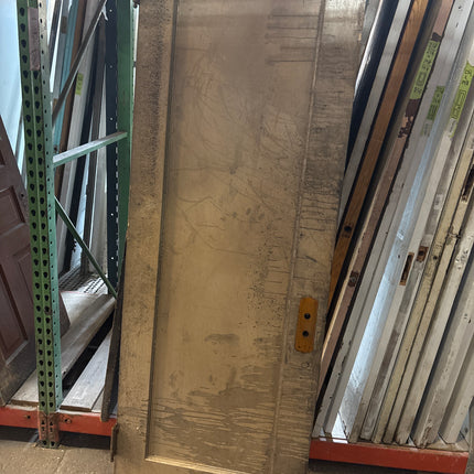 83in x 27 3/4in 1 Panel Painted Door