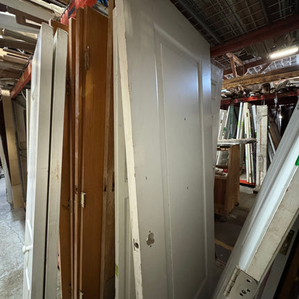 35 3/4 x 83 White 1 Panel Door