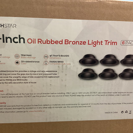 Oil Rubbed Bronze Light Trim