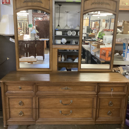 Dresser with Double Mirror