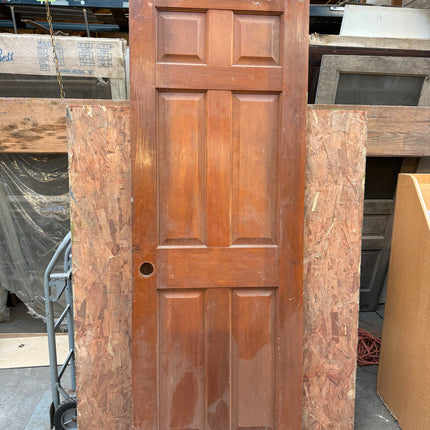 27.75 x 79 6 panel stained door