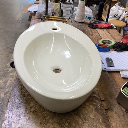 Wide Porcelain Sink