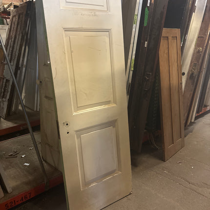 82 5/8in x 27 3/4in 3 Panel White Door