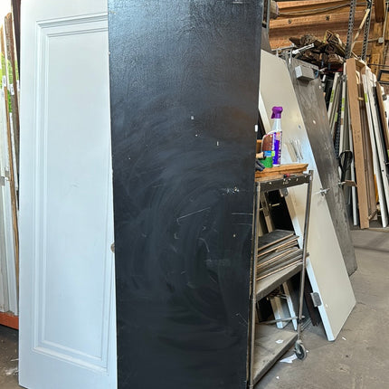 25x80 Black Solid Slab Door