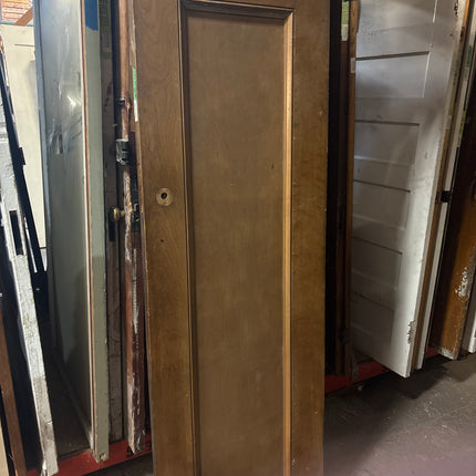 83 1/2in x 23 13/16in Single Panel Stained Door