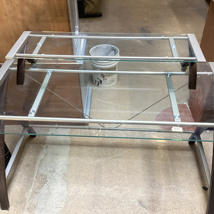 Glass desk