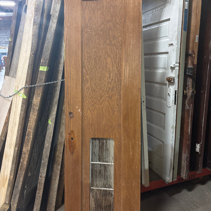 83in x 23 3/4in Single Panel Stained Door