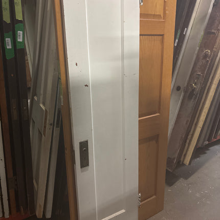 79 5/8in x 19 5/8in 1 Panel Stained/White Door