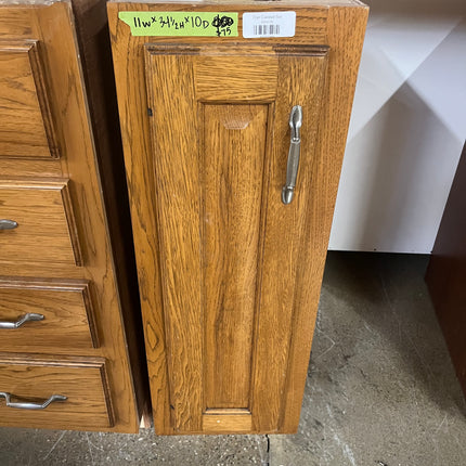 11”W Oak Lower Cabinet