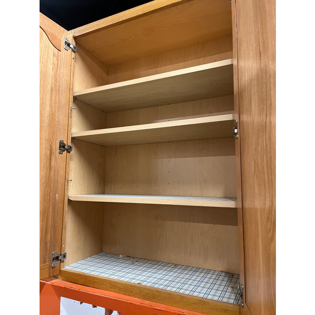30”W Oak Upper Cabinet