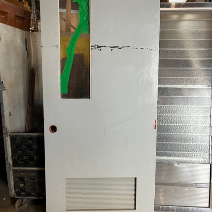 35 3/4 x 83 1/4 in. Solid Vented Door