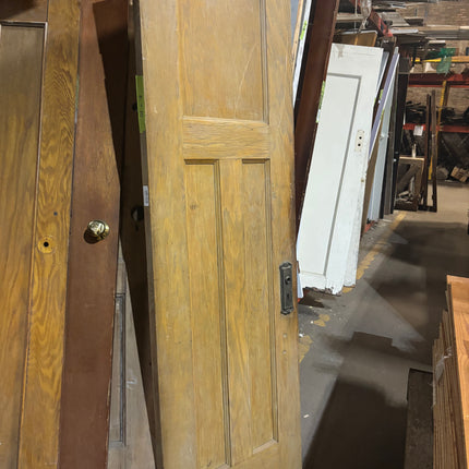 79 3/8in x 23 5/8in 3 Panel Wood Door