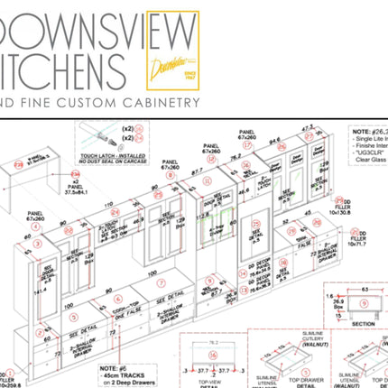 Downsview Cabinet Set