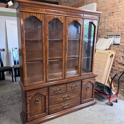 China Cabinet with Dresser Base