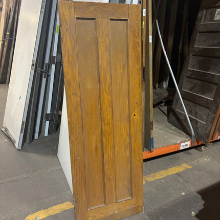 66 5/16in x 23 3/8in 2 Panel Wood Door