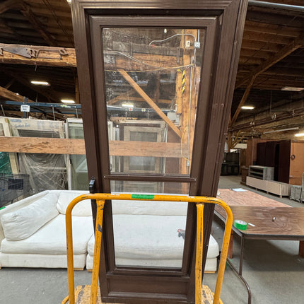 26.75 x 72.75 Brown Screen Door