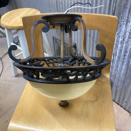 Hampton Bay Semi-flush Mount Light
