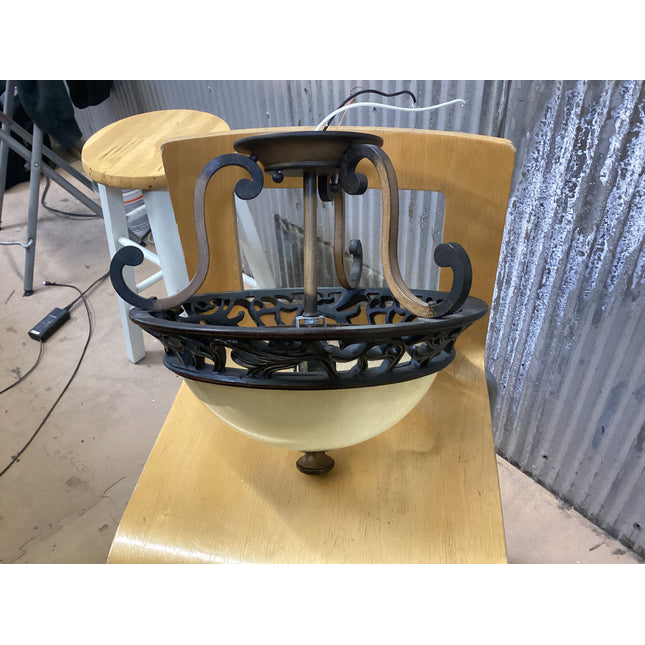 Hampton Bay Semi-flush Mount Light