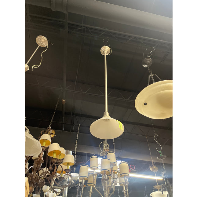Stainless steel chandelier