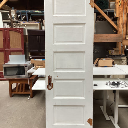 84” x 26” 5 Pannel Painted Door