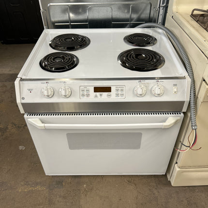 GE 30” Electric Drop-In Range
