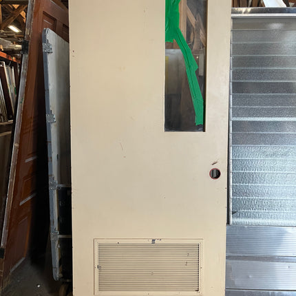 35 3/4 x 83 1/4 in. Solid Vented Door