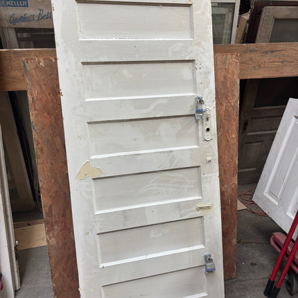 79 1/4in x 34in 6 Panel White Painted Door