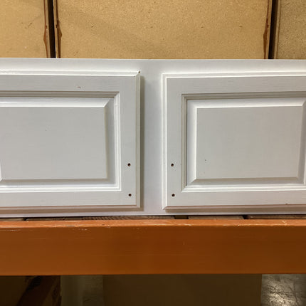 White Upper Cabinet w/o Handles