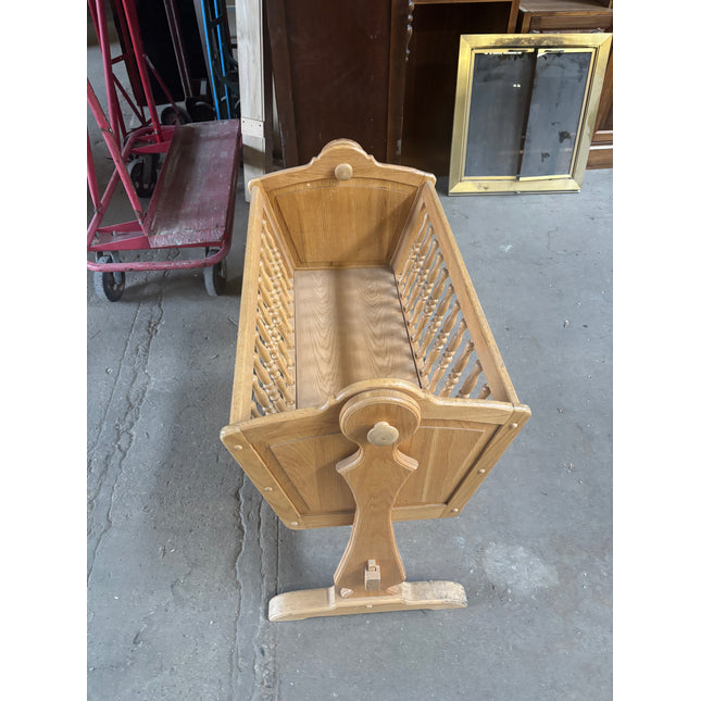 Wooden Baby Cradle