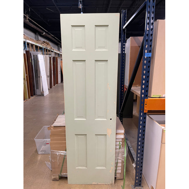 Painted 6 Panel Wooden Door 24w x 81h