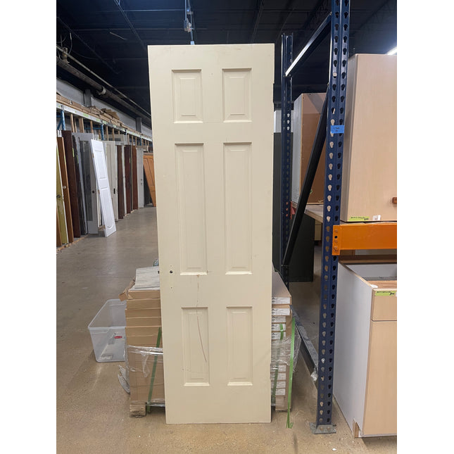 Painted White 6 Panel Door 24w x 80h